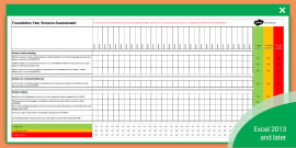 Australian Curriculum Year 1 Science Assessment Tracker