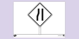 FREE! - Stop Road Sign Colouring | Colouring Sheet - Twinkl