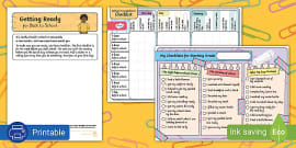 Foundation Phase Back to School Activity Sheet - Twinkl