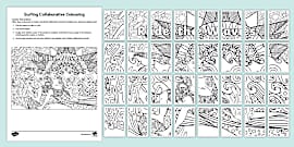 Collaborative Colouring Mural - Twinkl - KS2 (teacher made)