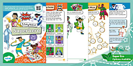 KS1 Superhero Maths Activity Booklet (Ages 5 - 7) - Twinkl