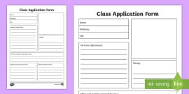 Job Application Editable Proforma