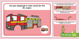 The Fire Station Aistear Complete The Pattern Worksheet