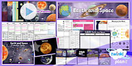 Science: Earth and Space Year 5 Unit Book Cover - Twinkl