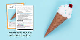 EYFS Maths: Cups and Cones Counting Whole Class Adult Input Plan