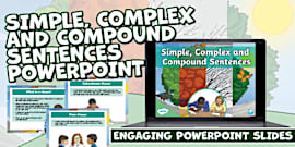 Simple, Complex and Compound Sentences PowerPoint