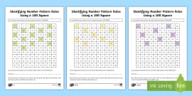 KS1 - Primary Resources - Number Patterns Worksheet - Twinkl