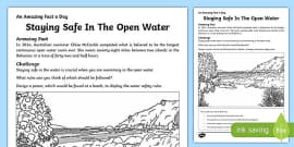 water safety worksheet teaching resources teacher made