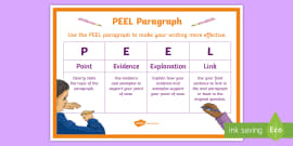 PEEL Conclusion Sentence Starters | Word Mat (teacher Made)