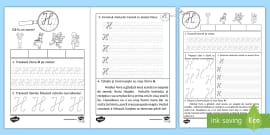 Trasarea Literei I De Mană Fișă De Activitate