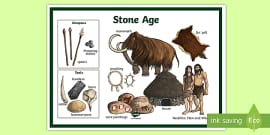 The Stone Age Banner - Display resource (teacher made)