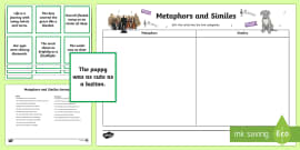 Common Metaphors - Matching Game | Twinkl (teacher made)