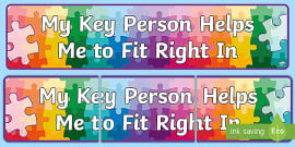 Jigsaw Key Person Display Board Pack (teacher made) - Twinkl