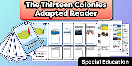 The Regions of the Thirteen Colonies Label and Color Worksheet for 3rd-5th