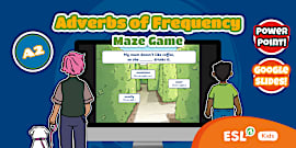 ESL Adverbs of Frequency PPT Lesson [Kids, A1]