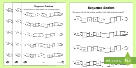 KS1 - Primary Resources - Number Patterns Worksheet