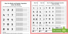 Place Value Number Expander Template