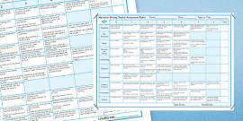 Oral Presentation Rubric (teacher made) - Twinkl