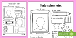 Tudo sobre mim Ficha de atividades (nauczyciel wykonał)