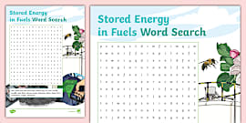 Gr 5 NS/Tech: Stored Energy in Fuels: Crossword Puzzle Gr 5 NS/Tech: Stored Energy in Fuels: Crossword Puzzle