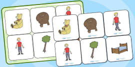 Where's My Teddy - book, teaching resources, story, cards, mat - book