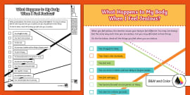 What Happens to My Body When I Feel Disappointed? Worksheet