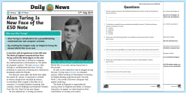 Alan Turing Display Poster