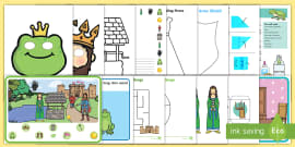 The Frog Prince Colouring Sheets