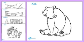 going bear hunt coloring pages