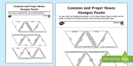 Mother's Day Common Noun and Proper Noun Cloze Worksheet