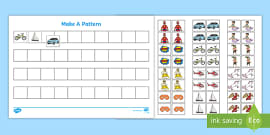 * NEW * Repeating Patterns Worksheet | Foundation Stage