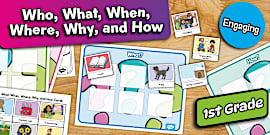 First Grade Who, What, When, Where, Why, and How Writing