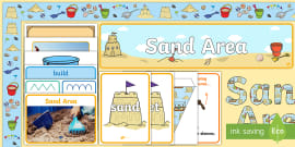 👉 Sand Area Display Words