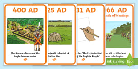 Anglo Saxon Timeline KS2 Activity - Teacher-made