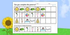 Create a Repeating Pattern Snake Fingerprint Worksheet / Worksheet