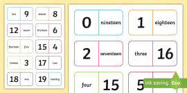 Number Bonds to 20 Bingo (teacher made)