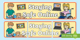 FREE! - Internet Safety Display Banner (teacher made)