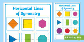 Lines of Symmetry Display Poster (Teacher-Made) - Twinkl