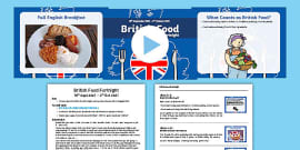 KS1 British Food Fortnight Activity Pack (teacher made)