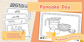 Shrove Tuesday Colouring Pages - Pancake Day