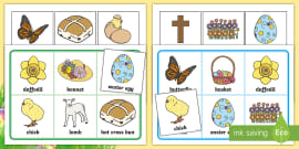 Easter Topic Cards | Easter Word List | Twinkl - Twinkl