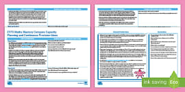 EYFS Maths Mastery Plan Compare Size, Mass and Capacity