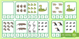 Jungle & Rainforest Number Line (0-20) (Teacher-Made)