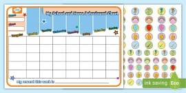 ADHD Reward Chart - ADHD Behaviour Checklist for School