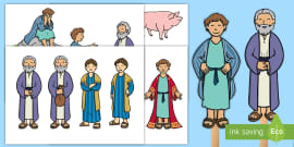 The Prodigal Son Story PowerPoint for Kids (teacher made)