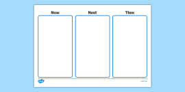 Now and Then Visual Timetable Board - Communication Resource