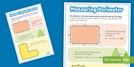 Area And Perimeter Display Posters (teacher Made) - Twinkl