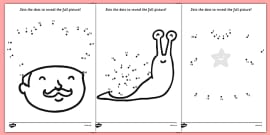 Dot To Dot For Kids 1 100 Count Activity Primary Resources