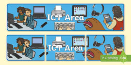 👉 ICT Area Display Word Posters (teacher made)