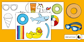 Summer Camp Shapes Cutouts | Resource | Twinkl USA